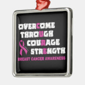 GENEES...Borstkanker Metalen Ornament (Links)