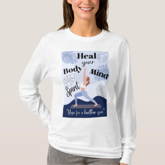 "Genees je Lichaam, geest en geest" T-shirt