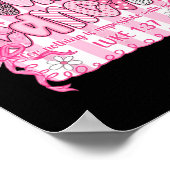 Genees kanker voor niets is onmogelijk met God Coq Poster (Hoek)