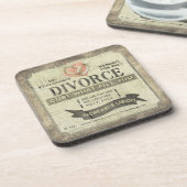 Genees Wat U Mankeert - Scheiding Humor  Bier Onderzetter (Linkerzijde)