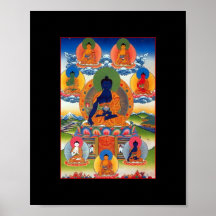 Geneesheer Boeddha Tibetaanse Boeddhistische Kunst