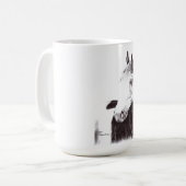 Geneeskunde Pet Verf Paard Mok (Voorkant links)