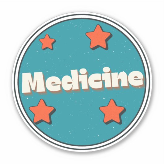 Geneeskunde Sticker (Voorkant)