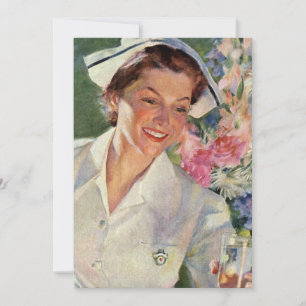  geneeskunde, vrolijke verpleegkunde in uniform