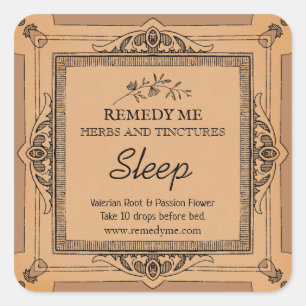 Geneesmiddel Herbal Sleep Remedy Tinctuur Labels