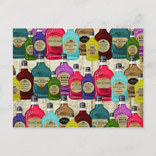 Geneesmiddel Man Magische Potie Apothecaire Tonic  Briefkaart