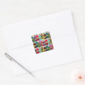 Geneesmiddel Man Magische Potie Apothecaire Tonic Vierkante Sticker (Envelop)