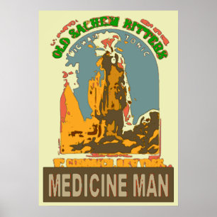 Geneesmiddel Man Tonic Poster