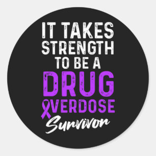 Geneesmiddel Overdosering Bewustzijnheid Aankomst Ronde Sticker