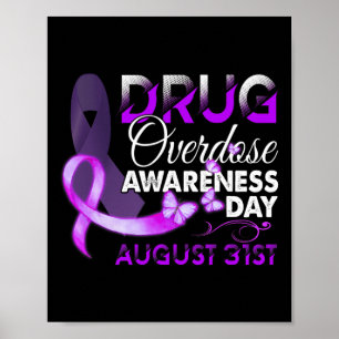 Geneesmiddel Overdosis Awareness Dag Augustus 31 2 Poster