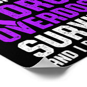 Geneesmiddel Overdosis Bewustzijn Overlevende stri Poster (Hoek)