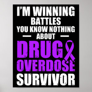 Geneesmiddel Overdosis Bewustzijn Warrior Survivor Poster