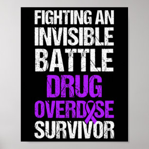Geneesmiddel Overdosis Bewustzijn Warrior Survivor Poster