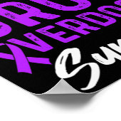 Geneesmiddel Overdosis Bewustzijn Warrior Survivor Poster (Hoek)