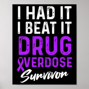 Geneesmiddel Overdosis Bewustzijn Warrior Survivor Poster