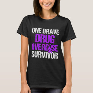 Geneesmiddel Overdosis Bewustzijn Warrior Survivor T-shirt