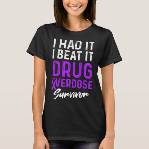 Geneesmiddel Overdosis Bewustzijn Warrior Survivor T-shirt