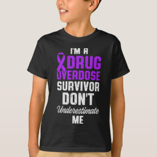 Geneesmiddel Overdosis Bewustzijn Warrior Survivor T-shirt