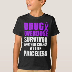 Geneesmiddel Overdosis Bewustzijn Warrior Survivor T-shirt