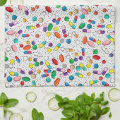 Geneesmiddel verpleegkundige Pharmacy Doctor Pill  Theedoek (Gevouwen)