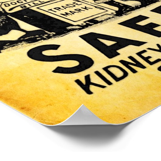 geneesmiddelafdruk - Warner Safe Liver Cure Poster (Hoek)