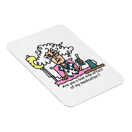 Geneesmiddelbijwerking Humor Magneet (Rechterzijde)