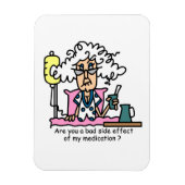 Geneesmiddelbijwerking Humor Magneet (Verticaal)