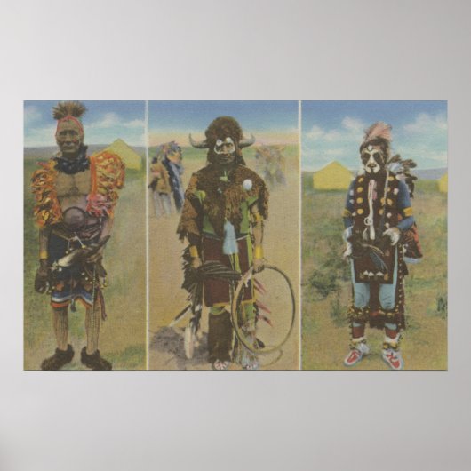 Geneesmiddelen Mannen: Little Ogalala, Spotted Eag Poster (Voorkant)