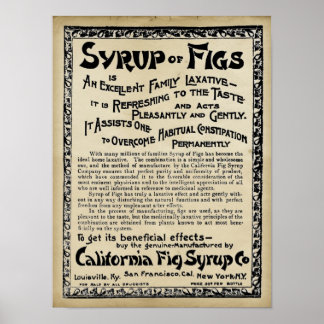 geneesmiddelenafdruk - stroop van figuren poster