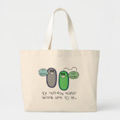 Geneesmiddelenresistentie Grote Tote Bag (Voorkant)