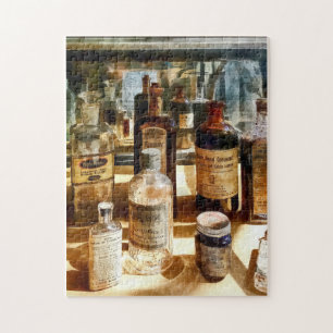 Geneesmiddelflessen in glas Hoesje Legpuzzel