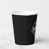 Geneigd tot kattenkwaad & onzin St. Patrick's Dag Papieren Bekers (Rechts)