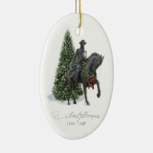 Generaal Anthony Wayne Ornament (Rechts)