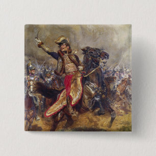 Generaal Antoine-Charles-Louis Lasalle 1912 Vierkante Button 5,1 Cm