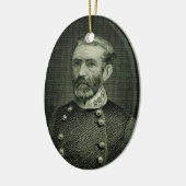 Generaal Braxton Bragg Keramisch Ornament (Links)