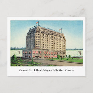 -generaal Brock Hotel Niagara Canada Briefkaart