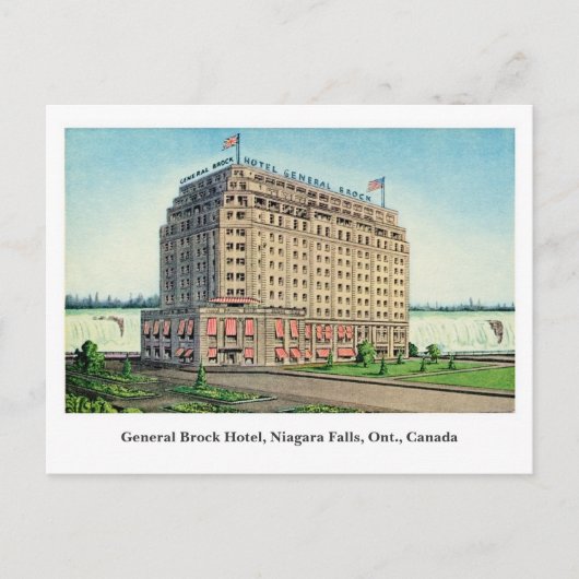 -generaal Brock Hotel Niagara Canada Briefkaart (Voorkant)