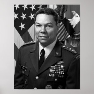Generaal Colin Powell Poster
