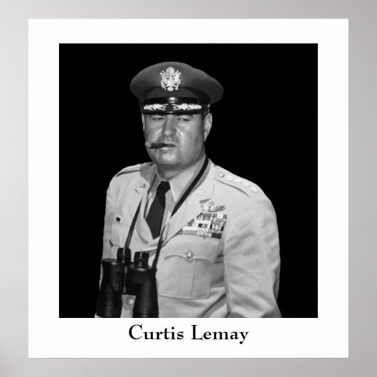 Generaal Curtis Lemay Poster (Voorkant)