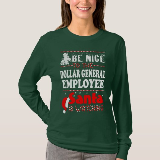 Generaal Dollar-medewerker kerstkerstkerstmis T-shirt (Voorkant)