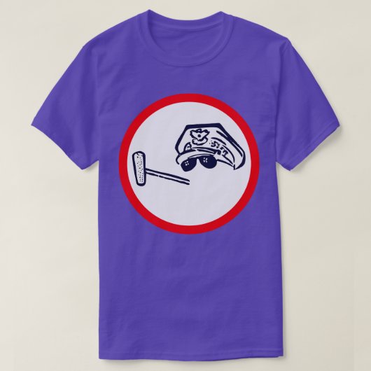 Generaal Douglas MacArthur Button T-shirt (Design voorkant)