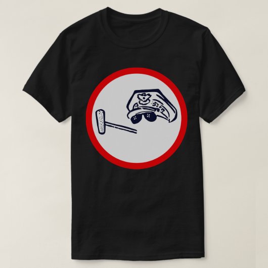 Generaal Douglas MacArthur  Button T-shirt (Design voorkant)