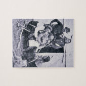 Generaal George A. Custer (1839-76) met zijn Indië Legpuzzel (Horizontaal)