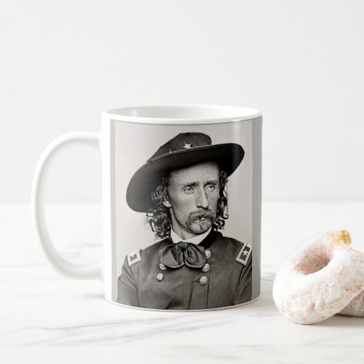 Generaal George Armstrong Custer 7th Cavalry Mok (Met donut)