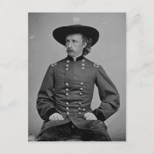 Generaal George Armstrong Custer door Mathew Brady Briefkaart