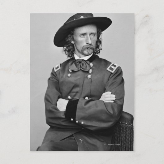 Generaal George Custer 1 Briefkaart (Voorkant)