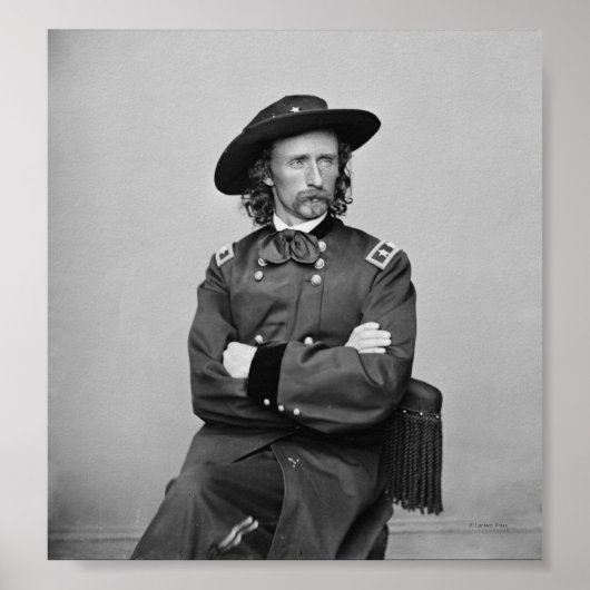 Generaal George Custer 1 Poster (Voorkant)