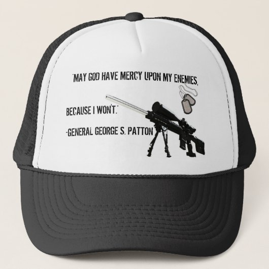 Generaal George S. Patton; AR-15 Trucker Pet (Voorkant)