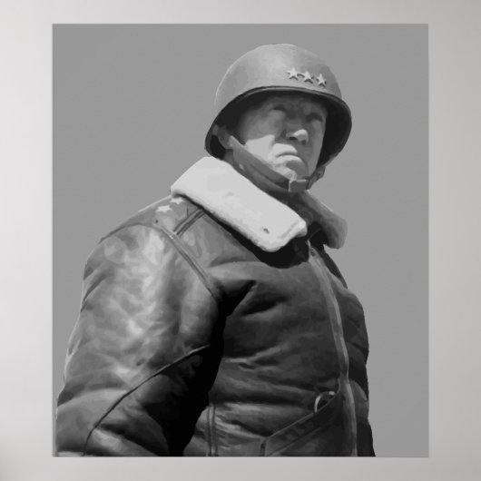Generaal George S. Patton Jr. Poster (Voorkant)