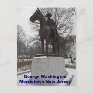 Generaal George Washington bij Morristown Briefkaart